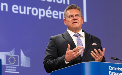 Handelskommissar Maroš Šefčovič