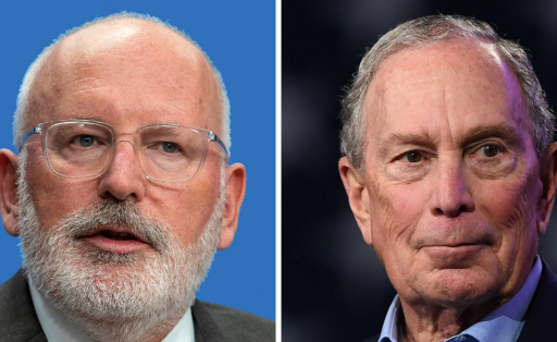 Frans Timmermans und Michael Bloomberg