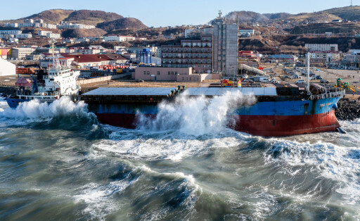 In Russland ist das chinesische Containerschiff Xing Yuan auf den Grund gelaufen