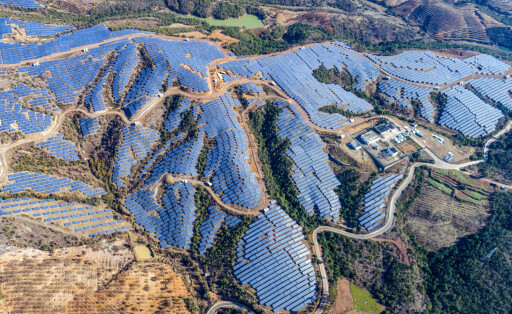 Photovoltaic power station in Yongren County