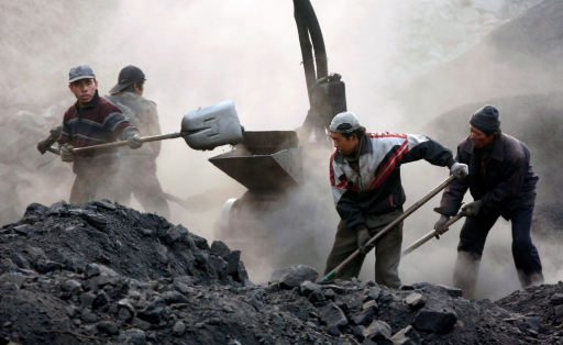 china kohleförderung emissionen arbeiter