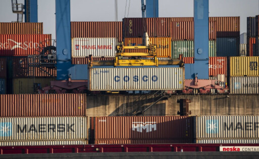 cosco container export import handel