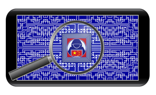 China using spyware in cellphones for espionage