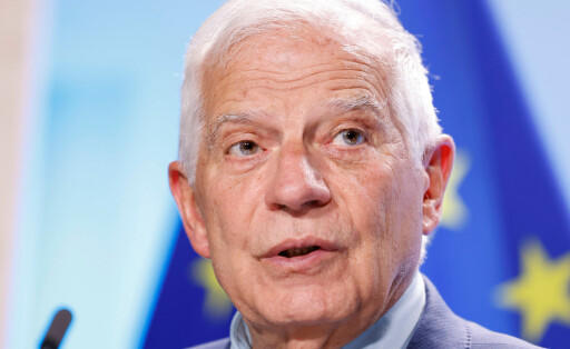 European Union High Representative for Foreign Affairs and Security Policy Josep Borrell Fontelles attends a news conference after an EU Indo-Pacific Ministerial Forum in connection to an informal meeting of EU foreign affairs ministers in Marsta outside Stockholm on May 13, 2023. STOCKHOLM SWEDEN x10430x *** European Union High Representative for Foreign Affairs and Security Policy Josep Borrell Fontelles attends a news conference after an EU Indo Pacific Ministerial Forum in connection to an informal meeting of EU foreign affairs ministers in Marsta outside Stockholm on May 13, 2023 STOCKHOLM SWEDEN x10430x PUBLICATIONxNOTxINxDENxNORxSWExFIN Copyright: xChristinexOlsson/TTx SWEDEN EU INDO-PACIFIC FORUM TTNEWS021014