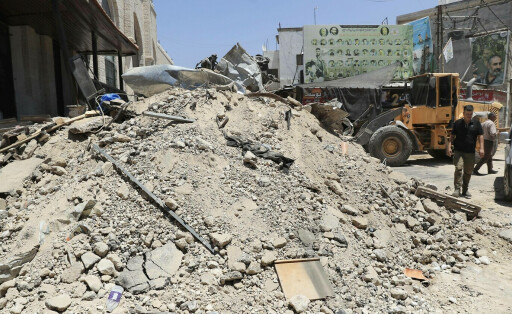 Aftermath of Israeli raid on Jenin Debris is piled up at a refugee camp in the West Bank city of Jenin on July 5, 2023,
