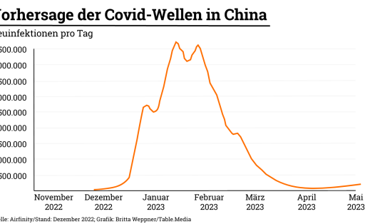 Vorhersage der Covid-Wellen in China (DE)