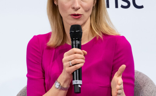 19.02.2023, Bayern, München: Kaja Kallas, Ministerpräsidentin von Estland, nimmt an der Sicherheitskonferenz teil. Die 59. Münchner Sicherheitskonferenz (MSC) findet vom 17. bis zum 19. Februar 2023 im Hotel Bayerischer Hof in München statt. Foto: Sven Hoppe/dpa +++ dpa-Bildfunk +++