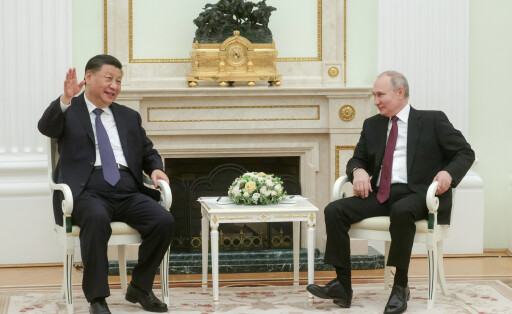 RUSSIA, MOSCOW - MARCH 20, 2023: China s President Xi Jinping L and his Russian counterpart Vladimir Putin hold a meeting at the Moscow Kremlin. The Chinese leader has made his first foreign trip since the recent re-election for a third term. Sergei Karpukhin/TASS PUBLICATIONxINxGERxAUTxONLY 57974242