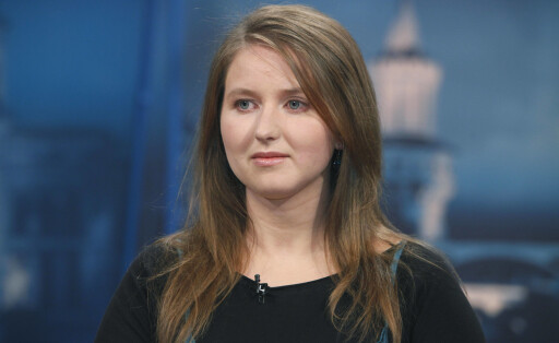 Kathrin Henneberger (Studentin, Feministin, Mitglied bei attac und Buendnis 90 / Die Gruenen) in der Talk-Show Maybrit I