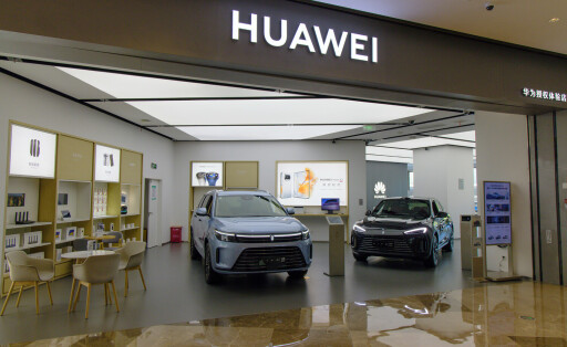CHONGQING, CHINA - AUGUST 09: An AITO M5 SUV and an AITO M7 SUV are displayed for sale at a Huawei store on August 9, 2023 in Chongqing, China. PUBLICATIONxNOTxINxCHN Copyright: xVCGx 111449039478
