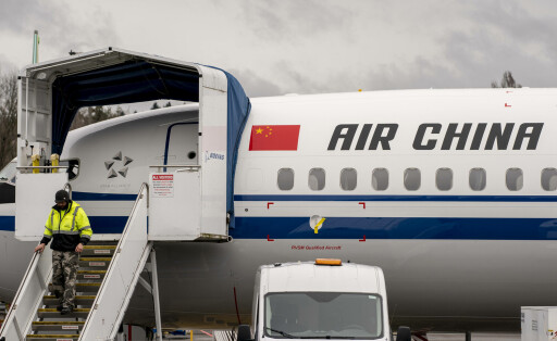 March 21, 2022, Renton, Washington, USA: A Boeing 737 Max airplane, made for Air China Limited, outside the company s manufacturing facility in Renton, Washington on March 21, 2022. Renton USA - ZUMAr101 20220321_zaf_r101_013 Copyright: xDavidxRyderx