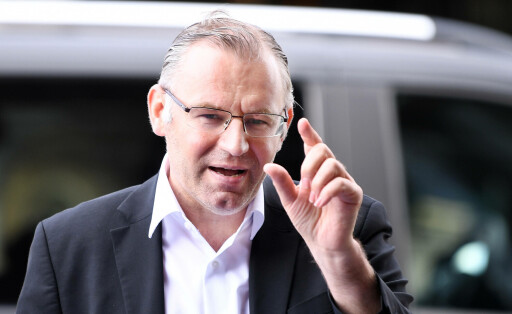 Neustetten-Remmingsheim Kreis Tuebingen 16.08.2021 Vorsitzender des Agrarausschusses des Europaeischen Parlaments Norbert Lins CDU beim einem Firmenbesuch bei Wandel Agrartechnik, Forst- und Gartentechnik. *** Neustetten Remmingsheim Kreis Tuebingen 16 08 2021 Chairman of the Agricultural Committee of the European Parliament Norbert Lins CDU at a company visit at Wandel Agrartechnik, Forst und Gartentechnik