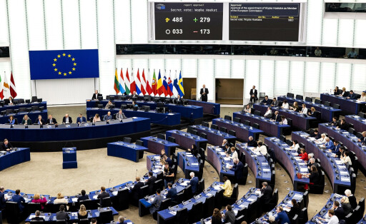STRASBOURG - The European Parliament during the vote on the appointment of Wopke Hoekstra as European Commissioner. ANP RAMON VAN FLYMEN netherlands out - belgium out PUBLICATIONxINxGERxSUIxAUTxONLY Copyright: xx x480288886x originalFilename: 480288886.jpg