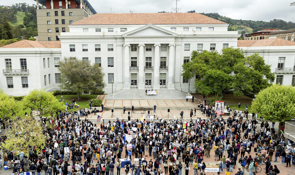 Die University of California in Berkeley. Auch hier hatte es im Frühjahr Demonstrationen gegen die Trump-Administration gegeben.