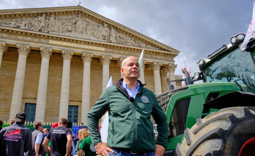 Der FSNSEA-Vorsitzende Arnaud Rousseau bei einer Demonstration im Mai 2025.