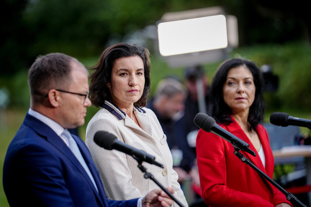 Carsten Schneider, Dorothee Bär und Katherina Reiche