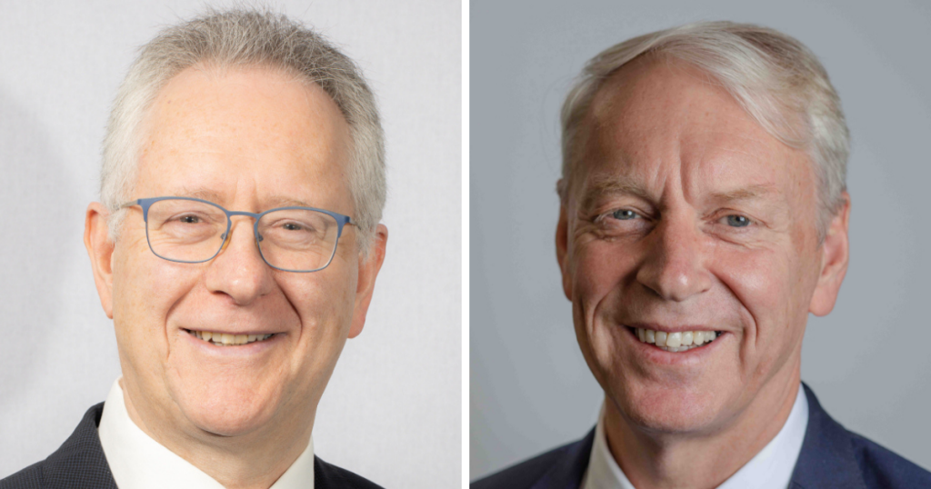 Michael Hoch (U15) und Chris Day (Russel Group)