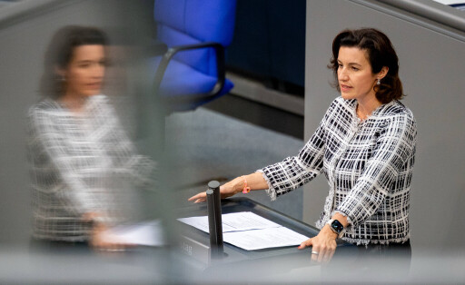 Bundesministerin Dorothee Bär im Bundestag.
