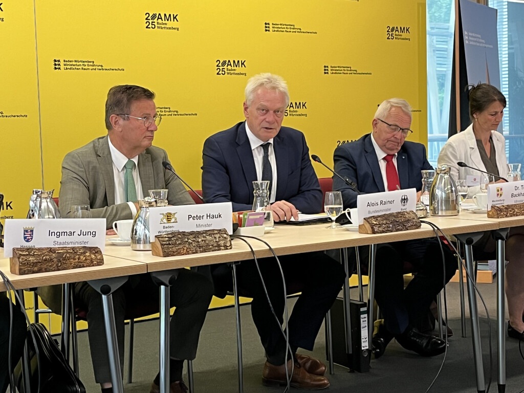 Pressekonferenz der Sonder-Agrarministerkonferenz