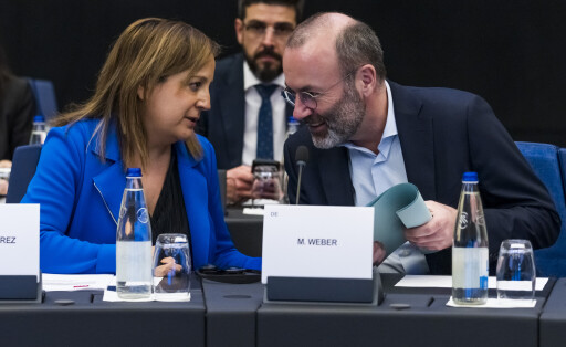 Iratxe García und Manfred Weber