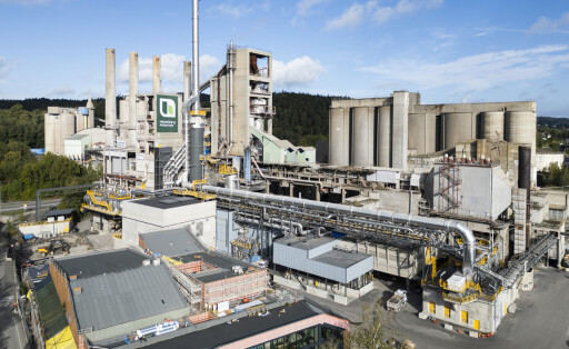 Brevik CCS - ein Zementwerk mit CCS-Anlage in Norwegen.