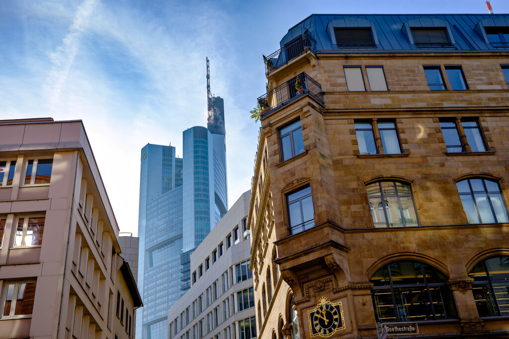 Der Turm der Commerzbank in Frankfurt