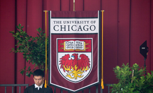 Banner der University of Chicago