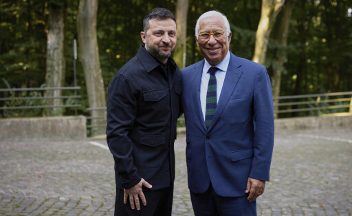 Ratspräsident António Costa traf den ukrainischen Präsidenten Wolodymyr Selenskyj am Freitag in Uschhorod.