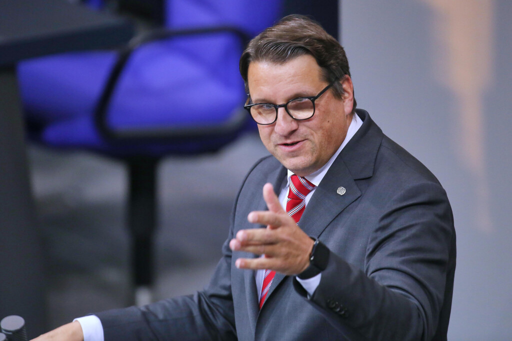 Oliver Vogt (CDU) spricht im Bundestag.