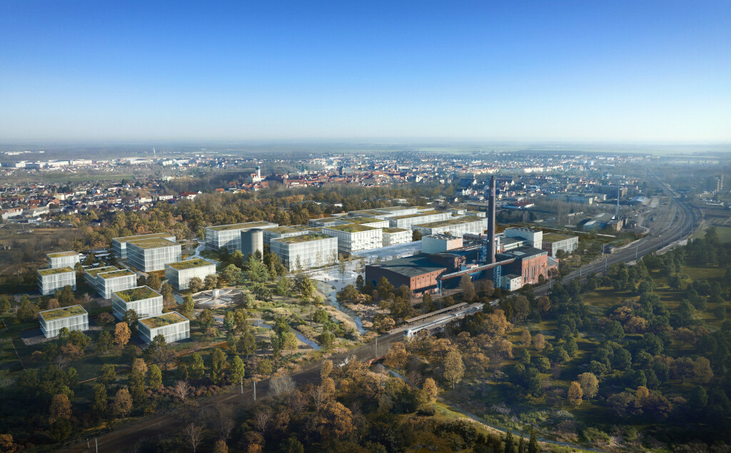 Blick in die Zukunft: Eine ehemalige Zuckerfabrik am Rande von Delitzsch in Nordsachsen wird Hauptsitz des Center for the Transformation of Chemistry (CTC).