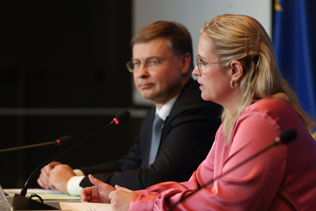 Valdis Dombrovskis und Stephanie Lose