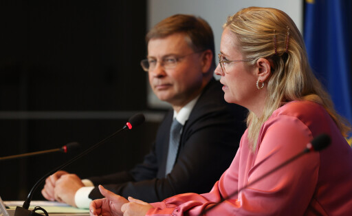 Valdis Dombrovskis und Stephanie Lose
