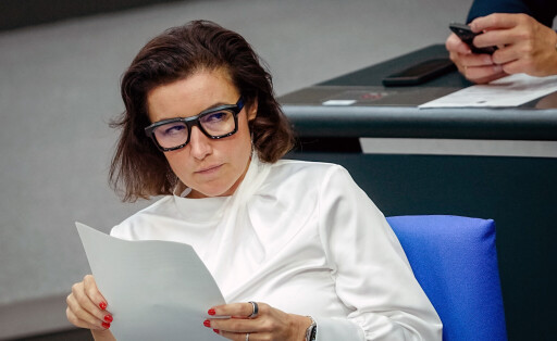 Dorothee Bär während der Haushaltsdebatte (17.9.2025) im Bundestag