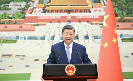 Xi Jinping am 25. Juli 2025 bei der Vergabe von Diplomaten-Akkreditierungen in Peking