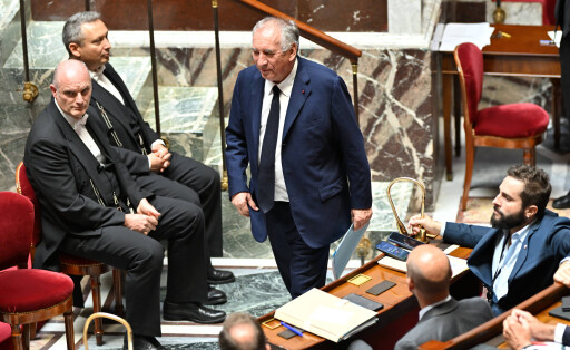 French government faces a vote of confidence in the National Assembly PARIS, FRANCE - SEPTEMBER 8: French Prime Minister Francois Bayrou leaves after he delivered his general policy statement during an extraordinary parliamentary session ahead of a confidence vote on the government s austerity budget, at the National Assembly in Paris, France on September 8, 2025. Mustafa Yalcin Anadolu Paris World.