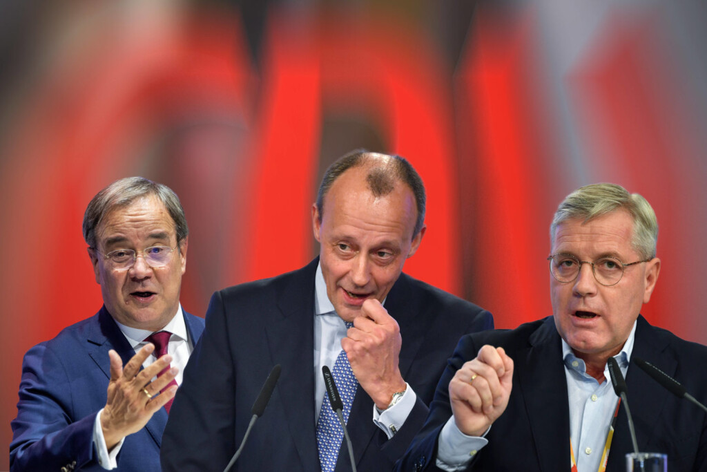 Die drei Kandidaten für den CDU-Vorsitz: Laschet, Merz, Röttgen