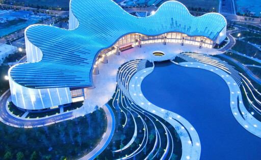 May 17, 2021, Nantong, Jiangsu, China: The Nantong Grand Theatre will come into service tomorrow night in Nantong,Jiangsu,China on 18th May, 2021. Nantong China PUBLICATIONxINxGERxSUIxAUTxONLY - ZUMAt151 20210517_zia_t151_016 Copyright: xTpgx