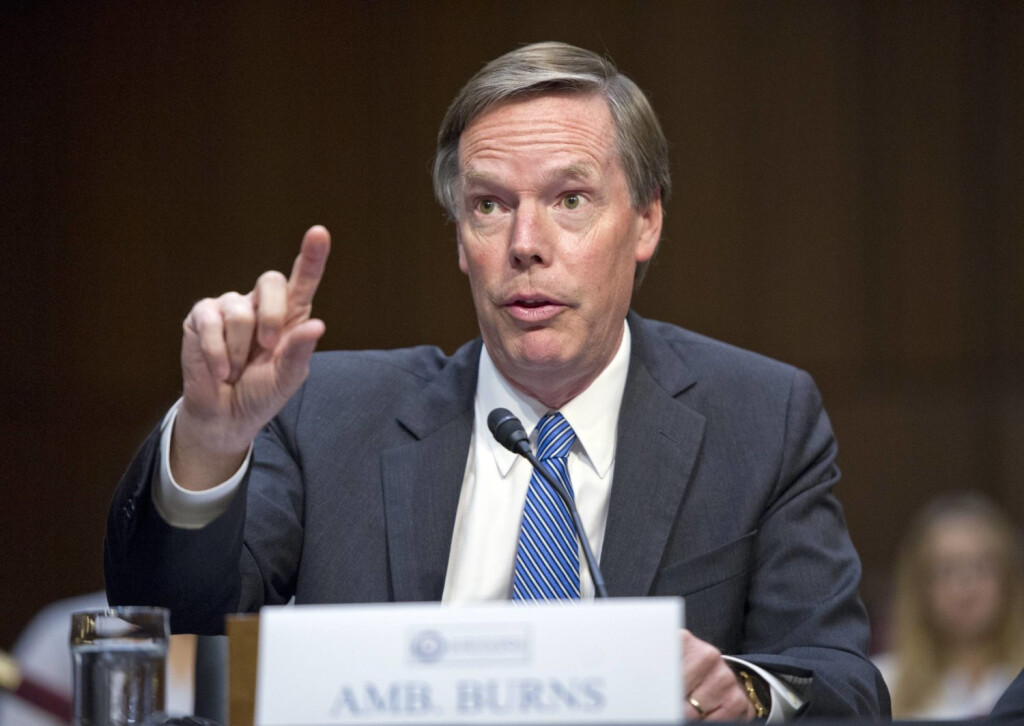 June 28, 2017 - Washington, District of Columbia, United States of America - Ambassador Nicholas Burns, Roy and Barbara Goodman Family Professor of the Practice of Diplomacy and International Relations, Harvard Kennedy School of Government, gives testimony before the US Senate Select Committee on Intelligence on the Russian intervention in the 2016 Presidential election on Capitol Hill in Washington, DC on Wednesday, June 28, 2017..Credit: / CNP Washington United States of America  - ZUMAs152 20170628_zaa_s152_052 Copyright: xRonxSachsx