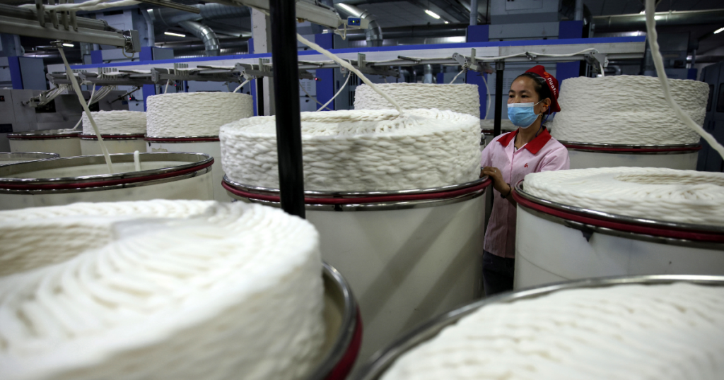 Xinjiang Uiguren Textilindustrie Zwangsarbeit