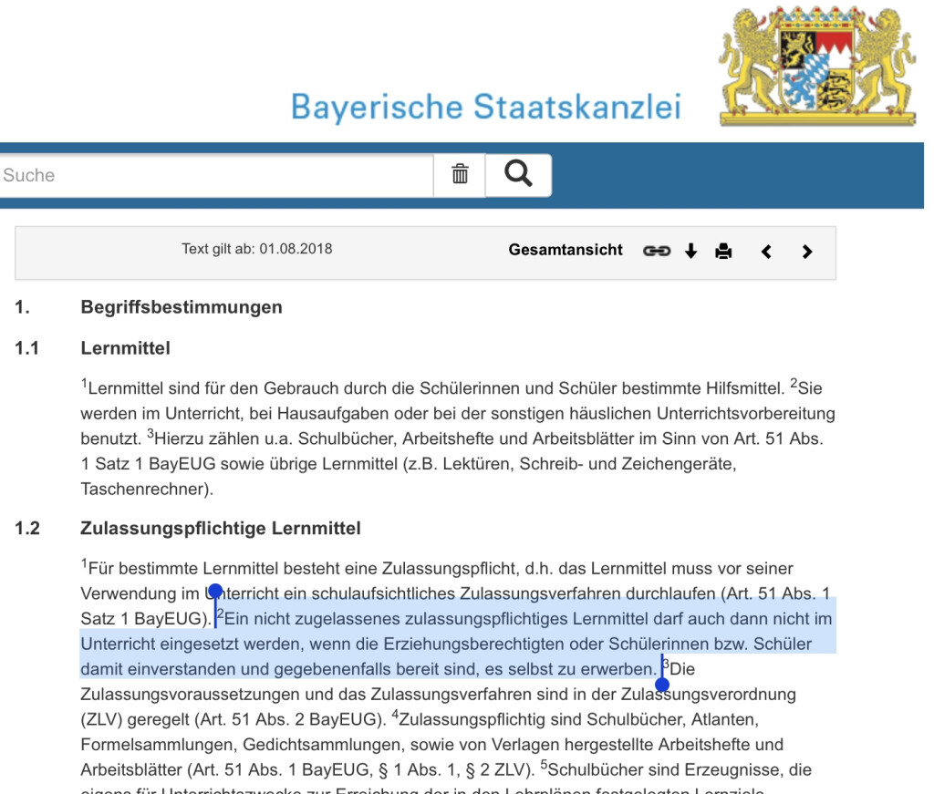 De Mazière digitale Lernmittel