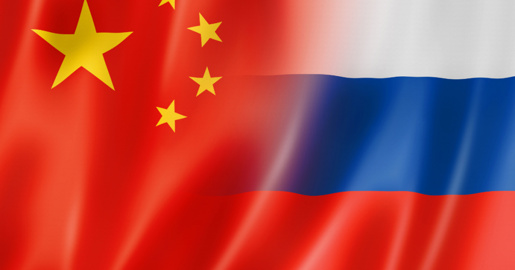 china russland