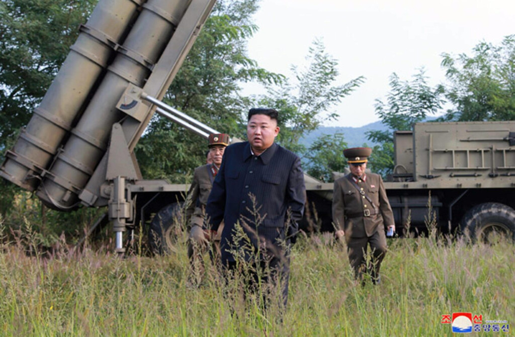 Kim Jong-un bei einem Raketentest: ungeliebter Partner von China