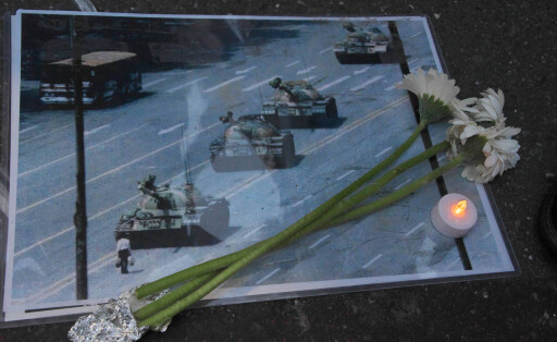 Tiananmen Tankman Gedenken