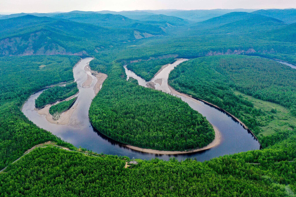 220613 -- HULUN BUIR, June 13, 2022 -- Aerial photo taken on June 12, 2022 shows the view of Mordaga National Forest Park in Hulun Buir, north China s Inner Mongolia Autonomous Region. CHINA-INNER MONGOLIA-FOREST-SUMMER SCENERY CN LixZhipeng PUBLICATIONxNOTxINxCHN