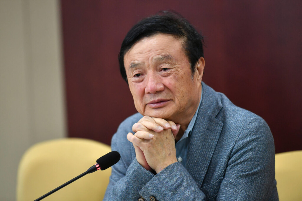 (210210) -- TAIYUAN, Feb. 10, 2021 -- Huawei CEO Ren Zhengfei is interviewed in Taiyuan, north China s Shanxi Province,