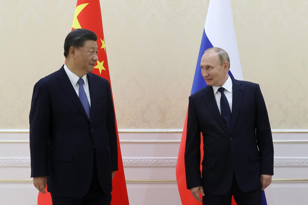 Samarkand Xi und Putin