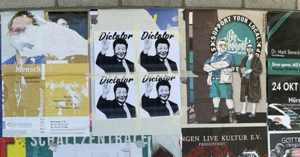 221018 Xi Protest Göttingen
