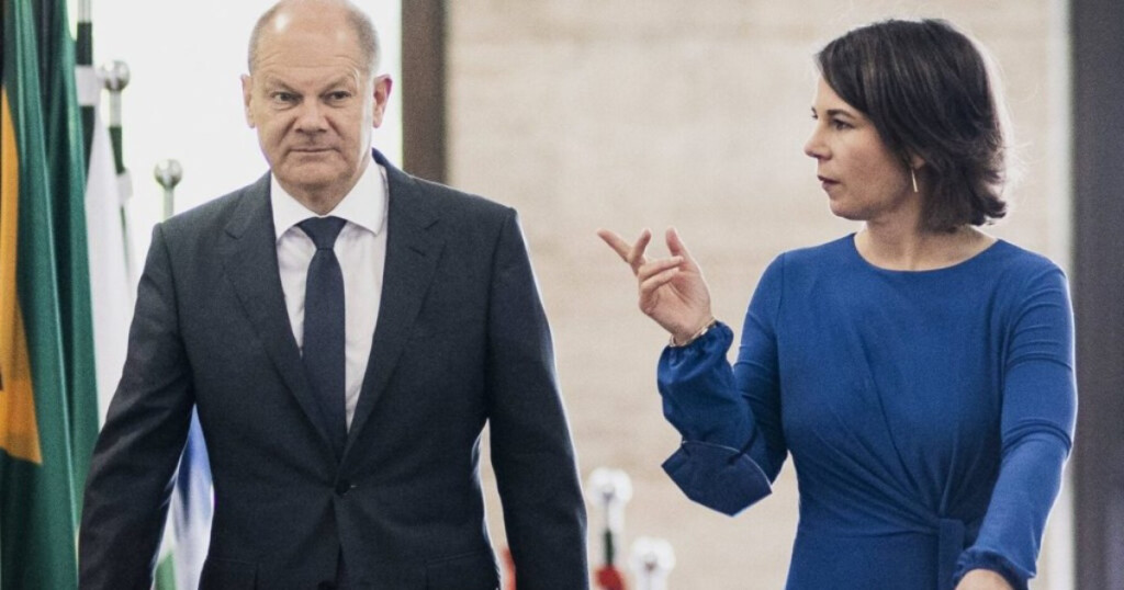 Unterschiedliche Politikstile: Kanzler Olaf Scholz und Außenministerin Annalena Baerbock.