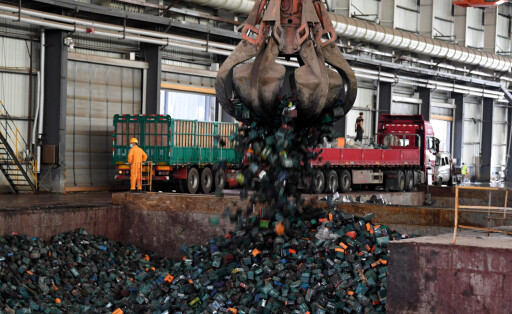 210719 -- HEFEI, July 19, 2021 -- Waste batteries are pooled for recycling at Tianying technology park in Jieshou, east China s Anhui Province, July 15, 2021. At Tianying technology park in Jieshou, materials such as lead and plastics found in waste batteries are reused through a series of processes. To promote circular economy, Jieshou has built one of the largest power battery recycling and production bases in China with a full-fledged recycling system and related industries. Each year, the city recycles 1.6 million tonnes of waste batteries.  CHINA-ANHUI-JIESHOU-BATTERY RECYCLING CN LiuxJunxi PUBLICATIONxNOTxINxCHN