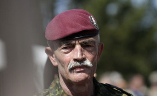 Commander Allied Joint Force Command Brunssum, General Hans-Lothar Domröse during the multinational Saber Strike 2015 military exercise in Adazi Training Area, Latvia, 11 June 2015. (Foto: EPA/VALDA KALNINA
